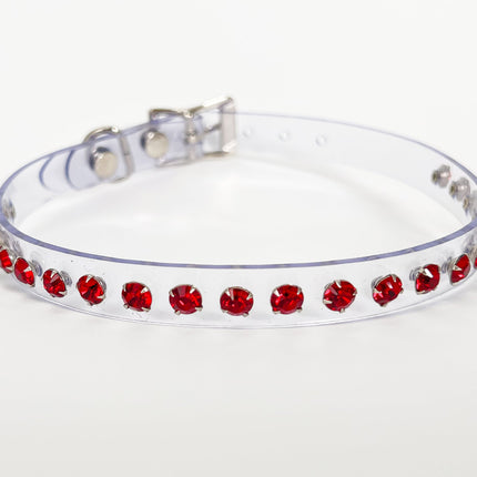 CK247CLR RHINESTONE CLEAR  CHOKER