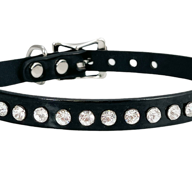 CK247 PATENT NEON CRYSTAL RHINESTONE