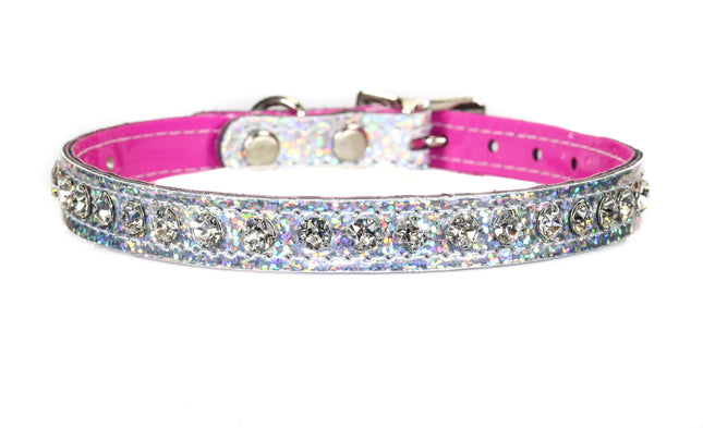 CK247RAINBOW  HOLOGRAPHIC RHINESTONE CHOKER