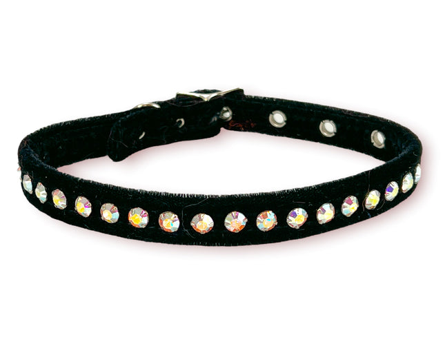 CK247VELVET WITH AURORA BOREALIS  RHINESTONE