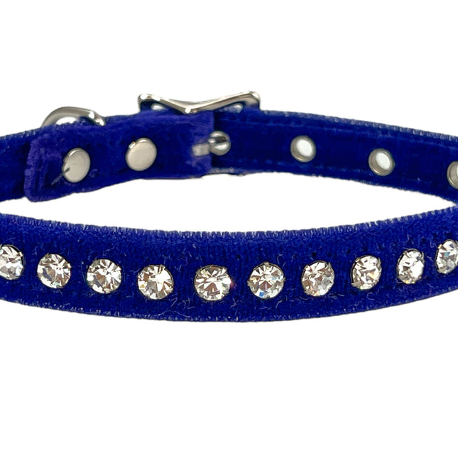 CK247VELVET WITH CRYSTAL RHINESTONE