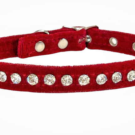 CK247VELVET WITH CRYSTAL RHINESTONE