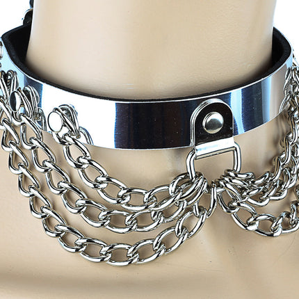 CK289MET 3/4" METAL PLATED CHOKER WITH 3 ROW HANGING