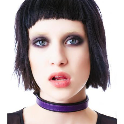 CK294  LEATHER STRAP CHOKER
