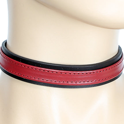 CK294  LEATHER STRAP CHOKER