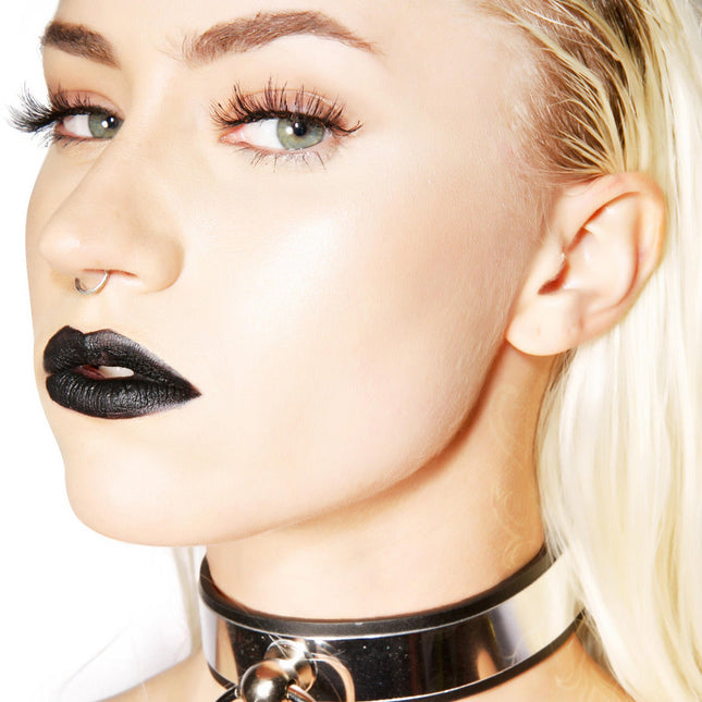 CK298MET  METAL PLATE DOOR KNOCKER BONDAGE CHOKER