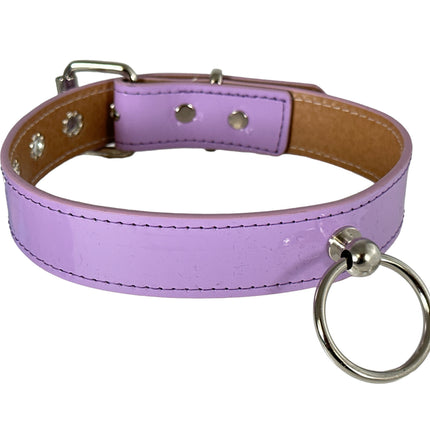 CK298 PATENT NEON WIDE KNOWCKER BONDAGE CHOKER