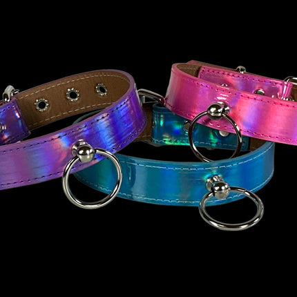 CK298RN  RAINBOW BONDAGE COLLAR