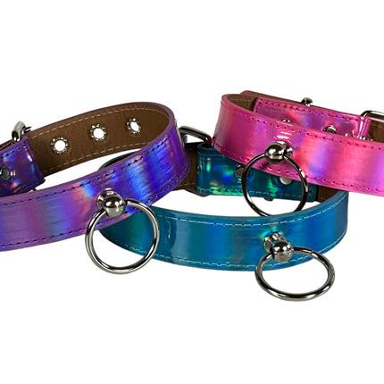 CK298RN  RAINBOW BONDAGE COLLAR