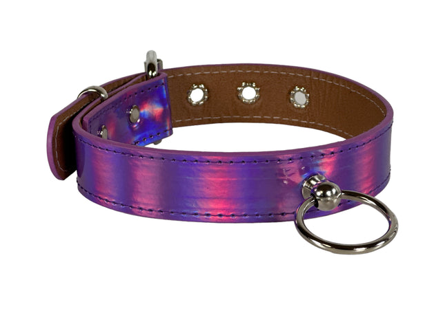 CK298RN  RAINBOW BONDAGE COLLAR