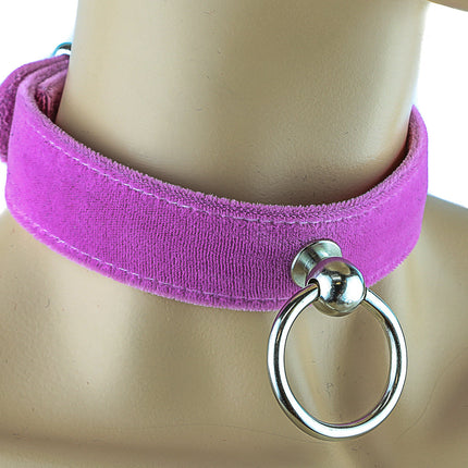CK298 VELVET KNOCKER CHOKER WIDE
