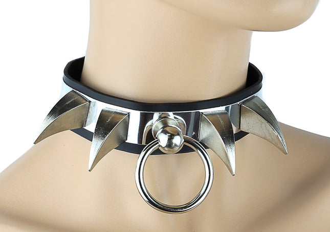 CK302MET 1 1/8" METAL PLATED CHOKER WITH LARGE CLAW
