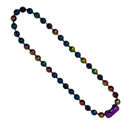CK982RNB  RAINBOW BALL CHAIN NECKLACE