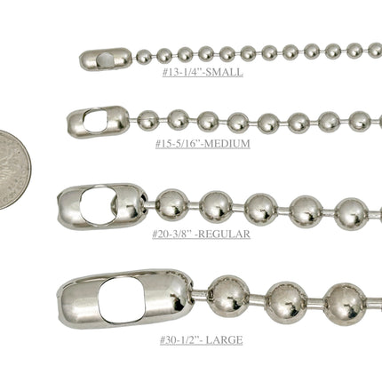 CK982M MEDIUM BALL CHAIN NECKLACE