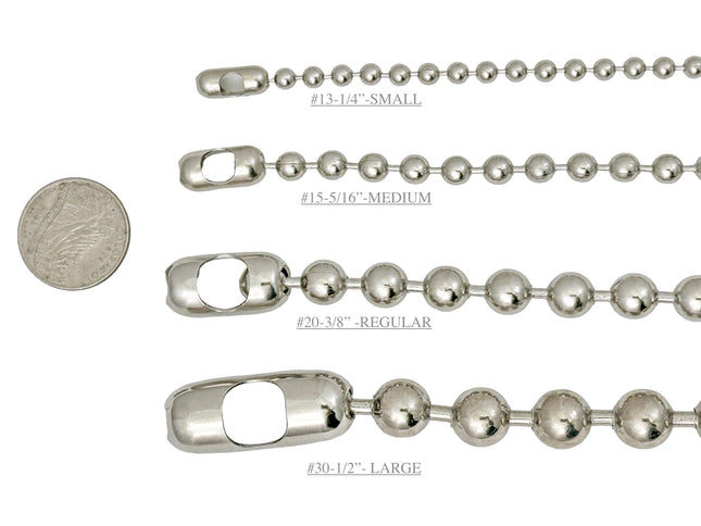 CK982M MEDIUM BALL CHAIN NECKLACE