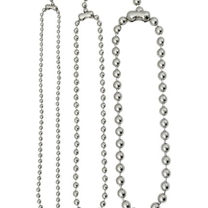 CK982 REGULAR 3/8"  BALL CHAIN NECKLACE