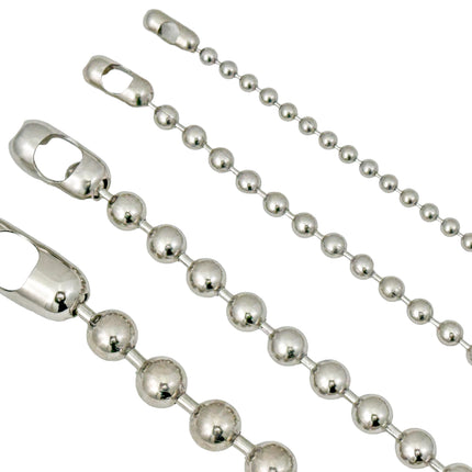 CK982  BALL CHAIN NECKLACES MULTIPLE SIZE