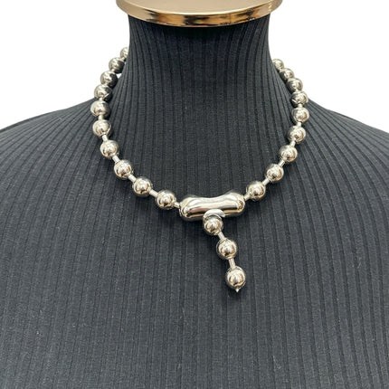 CK982 LARGE 1/2"  BALL CHAIN NECKLACE