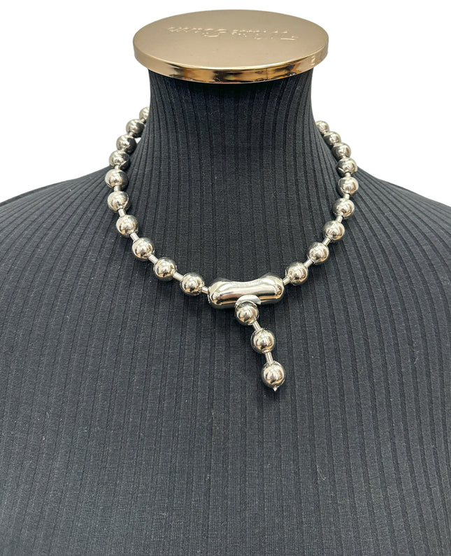 CK982 LARGE 1/2"  BALL CHAIN NECKLACE