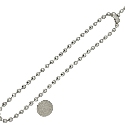 CK982M MEDIUM BALL CHAIN NECKLACE