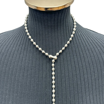 CK982M MEDIUM BALL CHAIN NECKLACE