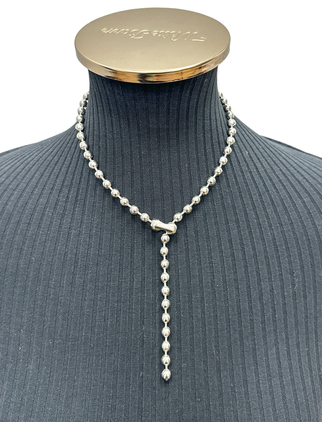 CK982M MEDIUM BALL CHAIN NECKLACE