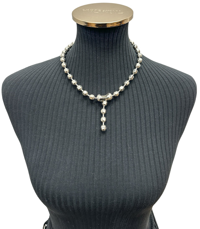 CK982SQ REGULAR SQUARE EDGE BALL CHAIN NECKLACE