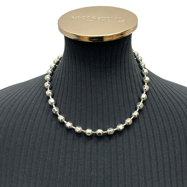 CK982SQ REGULAR SQUARE EDGE BALL CHAIN NECKLACE