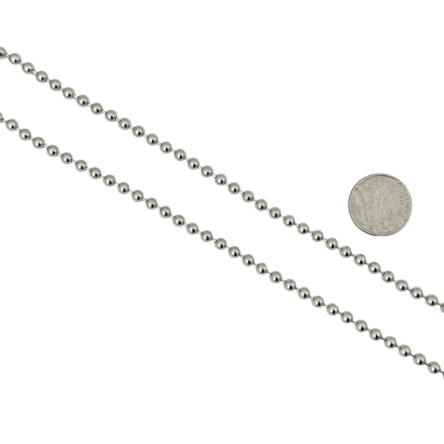 CK982  BALL CHAIN NECKLACES MULTIPLE SIZE