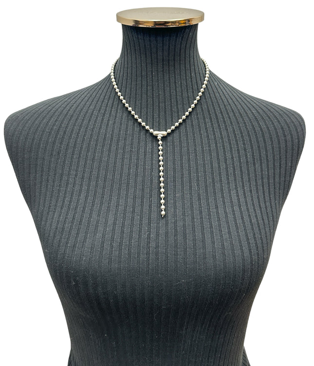 CK982S SMALL  BALL CHAIN NECKLACE