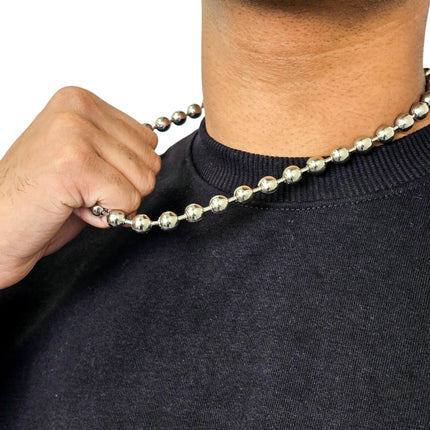 CK982 REGULAR 3/8"  BALL CHAIN NECKLACE