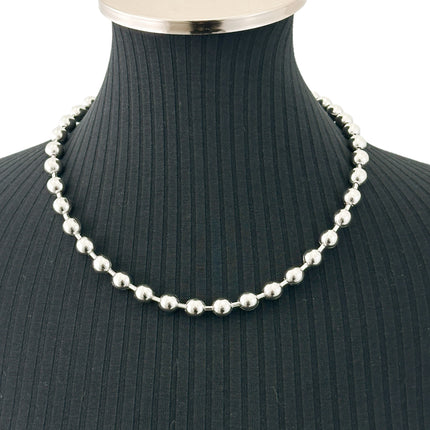 CK982 REGULAR 3/8"  BALL CHAIN NECKLACE