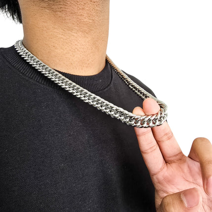 CK991D PREMIUM CUBAN CHAIN DOUBLE DIAMONT CUT CHAIN