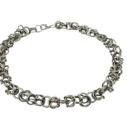 CK992KDR  DOUBLE LINK 1/2 RING CHAIN CHAIN NECKLACE
