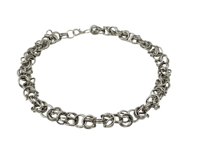 CK992KDR  DOUBLE LINK 1/2 RING CHAIN CHAIN NECKLACE