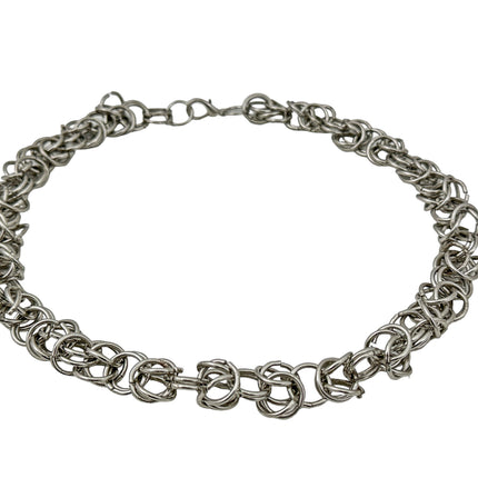 CK992KDR  DOUBLE LINK 1/2 RING CHAIN CHAIN NECKLACE