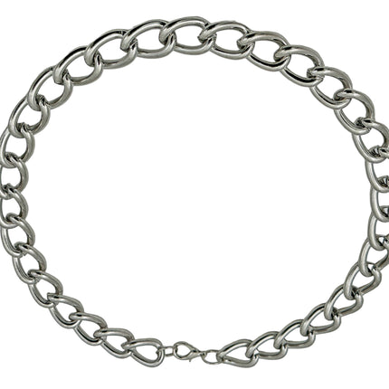 CK992H  VERY HEAVY 6MM STEEL CHAIN NECKLACE