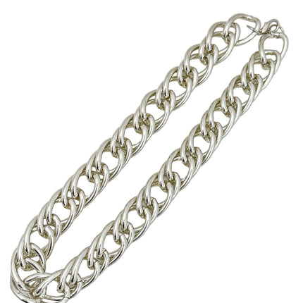 CK992KAL  THICK BUT LIGHT WEIGHT  6MM ALUMINUM CHAIN NECKLACE