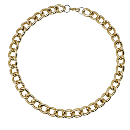 CK992REG-GOLD REGULAR 4MM ALUMINUM  CHAIN NECKLACE