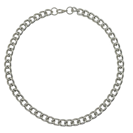 CK992REG   STEEL  REGULAR 3MM SILVER CHAIN NECKLACE