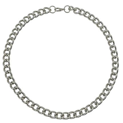 CK992REG   STEEL  REGULAR 3MM SILVER CHAIN NECKLACE