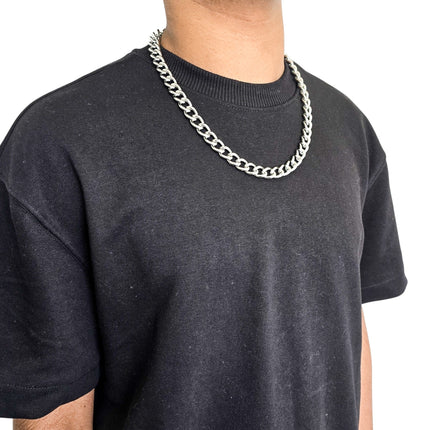 CK992REG   STEEL  REGULAR 3MM SILVER CHAIN NECKLACE