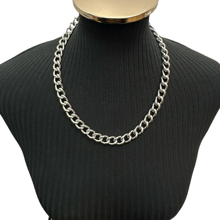 CK992REG   STEEL  REGULAR 3MM SILVER CHAIN NECKLACE