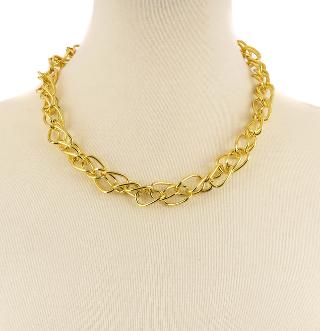 CK996 GOLD INTERLOCKING ROPE CHAIN