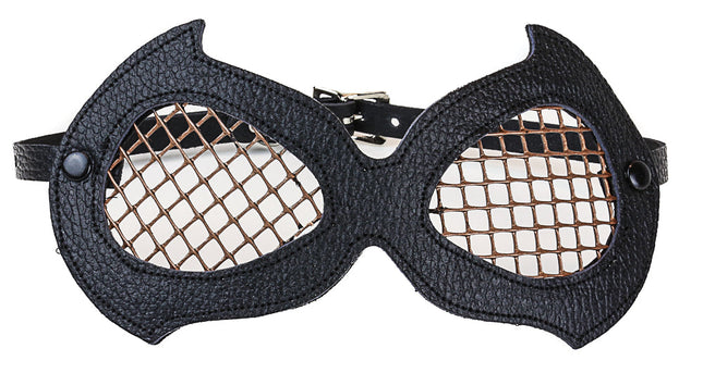 EM122-COP BLACK BATMAN EYEMASK WITH COPPER GRILL