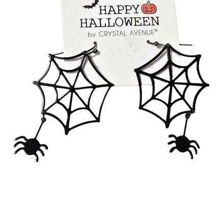 ER28244  SPIDER NET EARRING