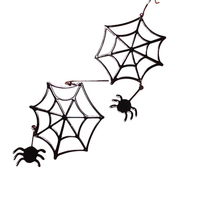 ER28244  SPIDER NET EARRING