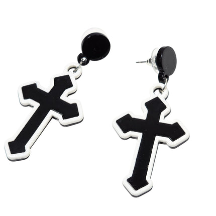 ER28241  CROSS EARRING