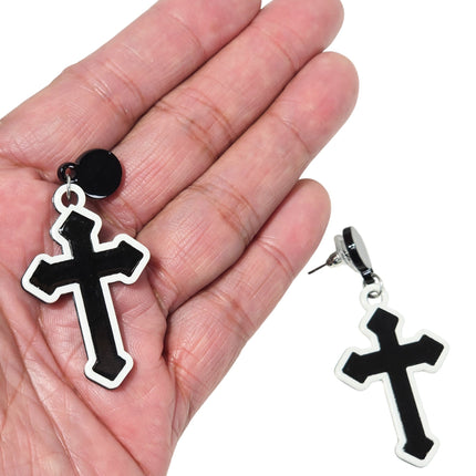 ER28241  CROSS EARRING