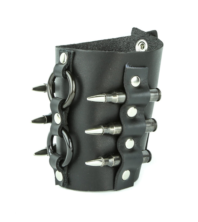 FB138 SIDE BULLET MIDDLE RING BRACELET
